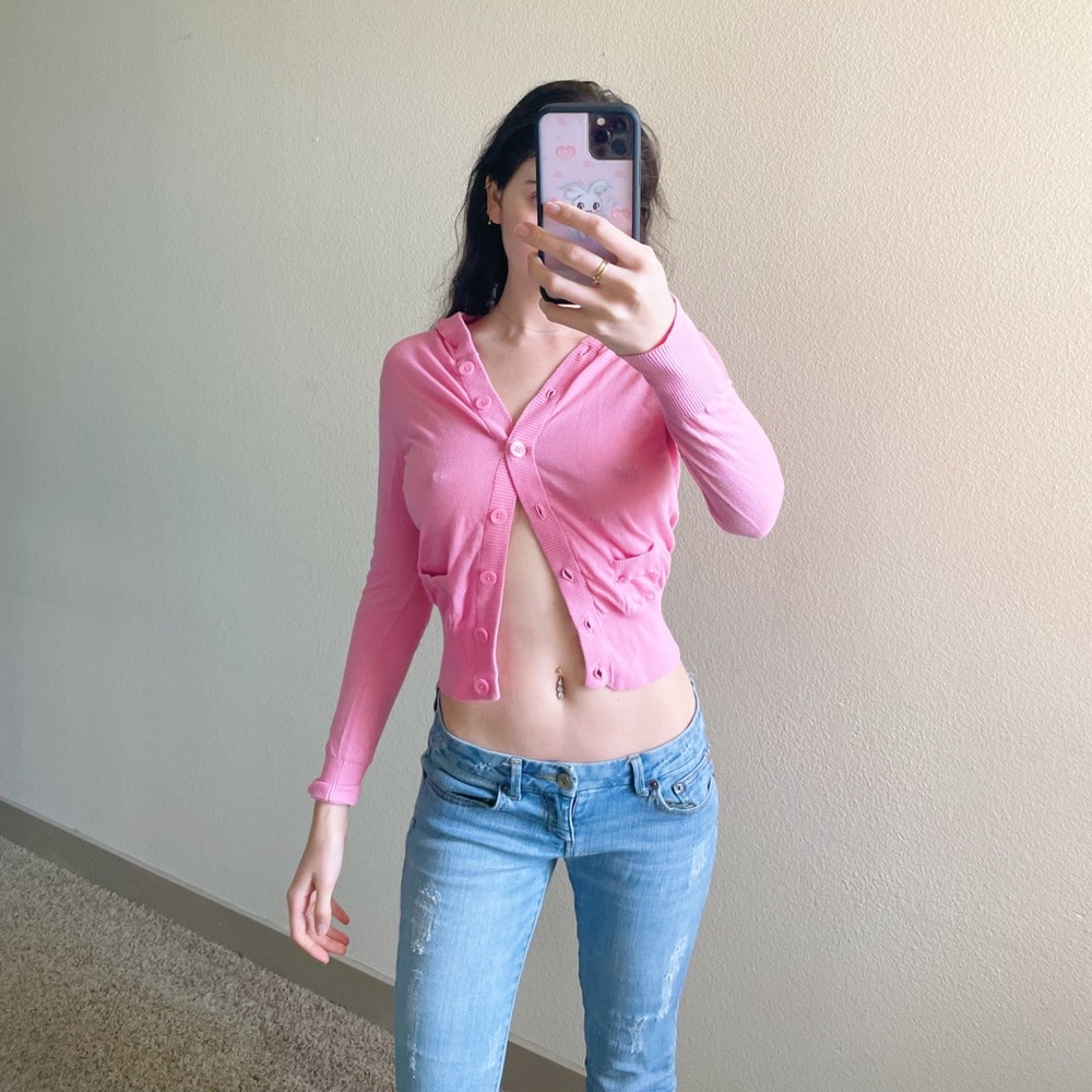 Baby pink sweater